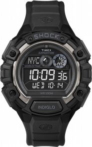 Timex Expedition Shock T49970 - Musta iskunkestävä urheilukello resiinistä