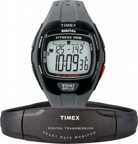 Timex Fitness HRM T5J031 - Musta sykemittari resiinirungolla
