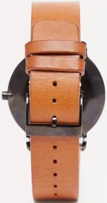 Brown leather strap for Skagen Hagen SKW6216