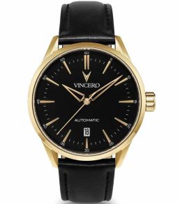 Vincero Icon Automatic Black/Gold Bla-Yg-Y03