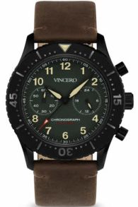 Vincero The Outrider Brushed Army/Black grn-bla-h04