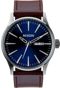 Nixon Sentry Leather Blue/Brown A105-1524