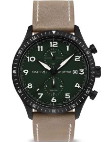 Vincero The Altitude Matte Black/Pine Grn-Bla-A08