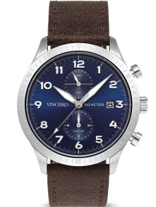 Vincero The Altitude Silver/Navy Blu-SilB-A05