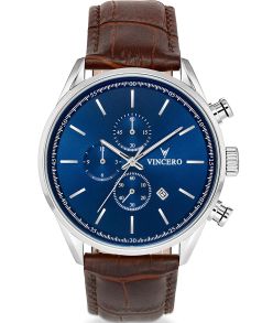 Vincero Chrono S Blue/Brown Blu-Bro-S05