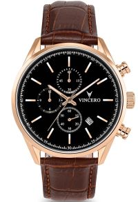 Vincero Chrono S - Rose Gold 40mm Gol-Bro-0S06