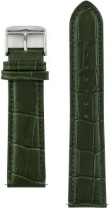 Vincero Olive Croc Silver Strap 22mm Oil-Sil-R24