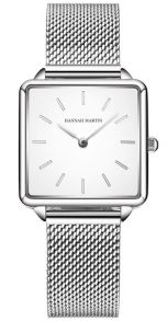 Hannah Martin Squared Classic Silver White