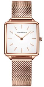 Hannah Martin Squared Classic Rosegold White