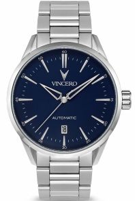 Vincero Icon Automatic - Steel/Blue blu-silm-y06