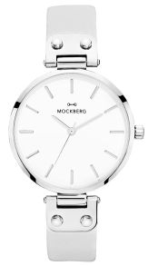Mockberg Lady 34mm Elsa Silver/Grey Leather