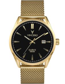 Vincero Kairos Mesh Black/Gold Bla-GolM-K14